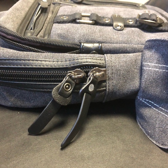 Men's leaped retro messenger bag body bag with adgustbal strap bag in good shape - Picture 3 of 6